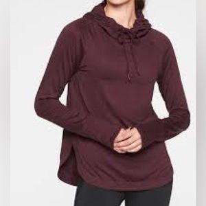 Athleta Uptempo Maroon Hoodie Women’s Size XS